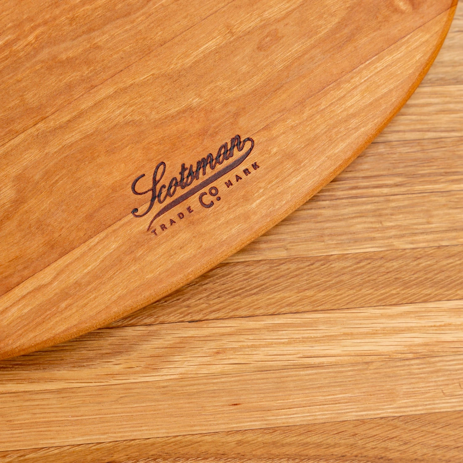 Scotsman Cherry Oval Serving Board - Handcrafted American Hardwood 8 Scotsman Cherry Oval Serving Board - Handcrafted American Hardwood - Image 6