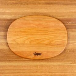 Scotsman Cherry Oval Serving Board - Handcrafted American Hardwood 28 Scotsman Cherry Oval Serving Board - Handcrafted American Hardwood -Laurel Mercantile Store NewWoodProducts Cherry June13 2024 009