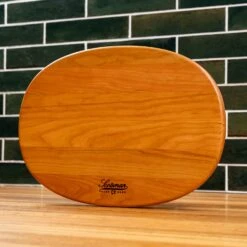 Scotsman Cherry Oval Serving Board - Handcrafted American Hardwood 31 Scotsman Cherry Oval Serving Board - Handcrafted American Hardwood -Laurel Mercantile Store NewWoodProducts Cherry June13 2024 016