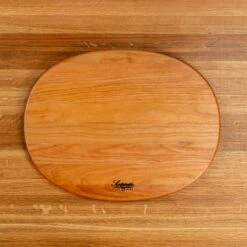 Scotsman Cherry Oval Serving Board - Handcrafted American Hardwood 32 Scotsman Cherry Oval Serving Board - Handcrafted American Hardwood -Laurel Mercantile Store NewWoodProducts Cherry June13 2024 017