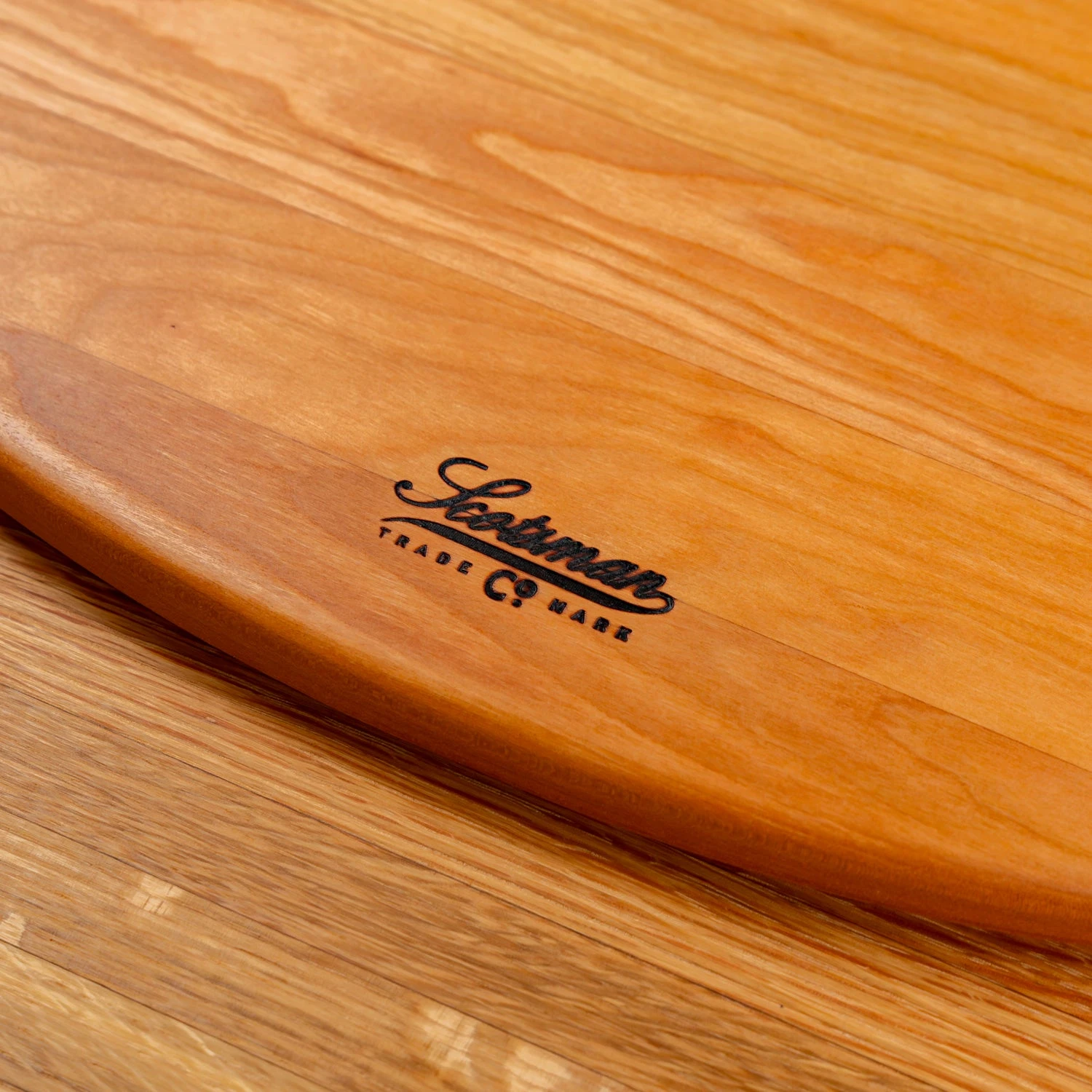 Scotsman Cherry Oval Serving Board - Handcrafted American Hardwood 17 Scotsman Cherry Oval Serving Board - Handcrafted American Hardwood - Image 15
