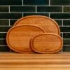Scotsman Cherry Oval Serving Board with Juice Groove 1 Scotsman Cherry Oval Serving Board with Juice Groove -Laurel Mercantile Store NewWoodProducts Cherry June13 2024 052