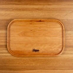 Scotsman Cherry Rectangle Serving Board with Juice Groove -Laurel Mercantile Store NewWoodProducts Cherry June13 2024 114