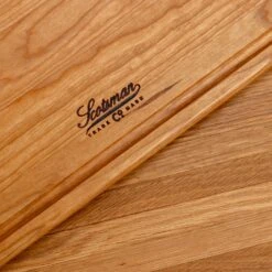 Scotsman Cherry Rectangle Serving Board with Juice Groove -Laurel Mercantile Store NewWoodProducts Cherry June13 2024 125