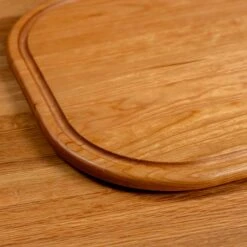 Scotsman Cherry Rectangle Serving Board with Juice Groove -Laurel Mercantile Store NewWoodProducts Cherry June13 2024 126