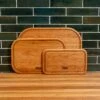Scotsman Cherry Rectangle Serving Board with Juice Groove -Laurel Mercantile Store NewWoodProducts Cherry June13 2024 130