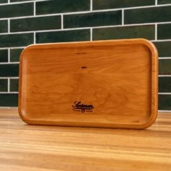 Cherry Rectangle Carving Board -Laurel Mercantile Store NewWoodProducts Cherry June13 2024 140