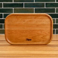 Cherry Rectangle Carving Board -Laurel Mercantile Store NewWoodProducts Cherry June13 2024 146