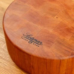 Scotsman Cherry End Grain Round Butcher Block -Laurel Mercantile Store NewWoodProducts Cherry June14 2024 172 2c84f0ab 143f 4ccb 952f 7a5bbca77034