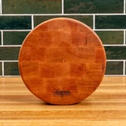 Scotsman Cherry End Grain Round Butcher Block -Laurel Mercantile Store NewWoodProducts Cherry June14 2024 175 ef845b6c 06ad 47ad 83a8 1f12d6b62fd8