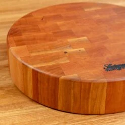 Scotsman Cherry End Grain Round Butcher Block -Laurel Mercantile Store NewWoodProducts Cherry June14 2024 190 66b95673 9a40 46ce 9e34 8d61eed9539c
