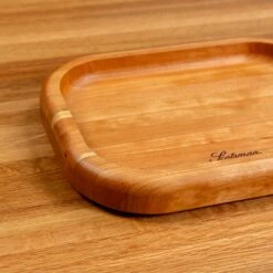 Scotsman Cherry Carving Block with Raised Edge 26 Scotsman Cherry Carving Block with Raised Edge -Laurel Mercantile Store NewWoodProducts Cherry June14 2024 199