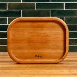 Scotsman Cherry Carving Block with Raised Edge 32 Scotsman Cherry Carving Block with Raised Edge -Laurel Mercantile Store NewWoodProducts Cherry June14 2024 208