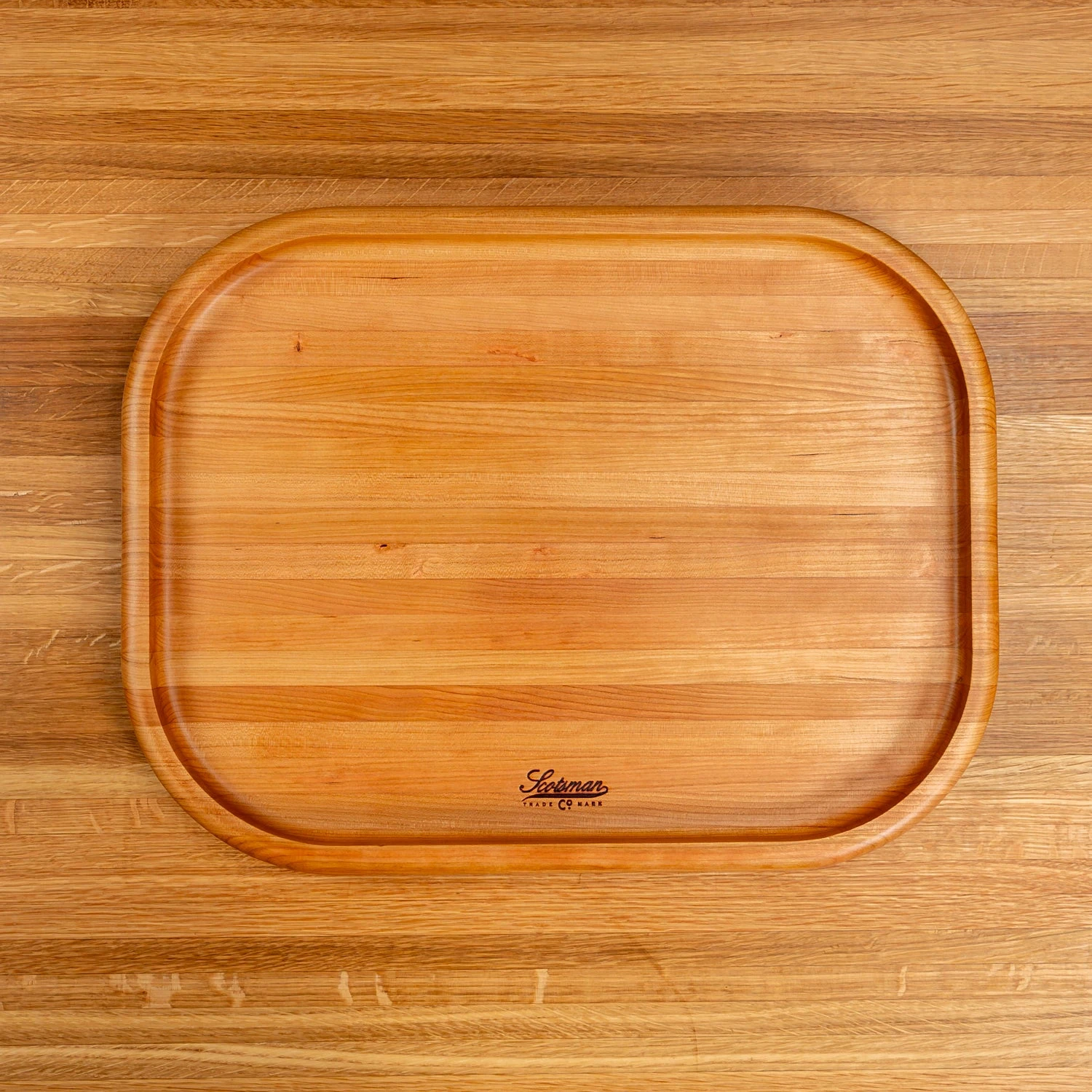 Scotsman Cherry Carving Block with Raised Edge 16 Scotsman Cherry Carving Block with Raised Edge - Image 14