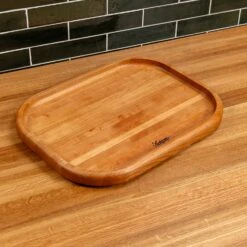 Scotsman Cherry Carving Block with Raised Edge 35 Scotsman Cherry Carving Block with Raised Edge -Laurel Mercantile Store NewWoodProducts Cherry June14 2024 212