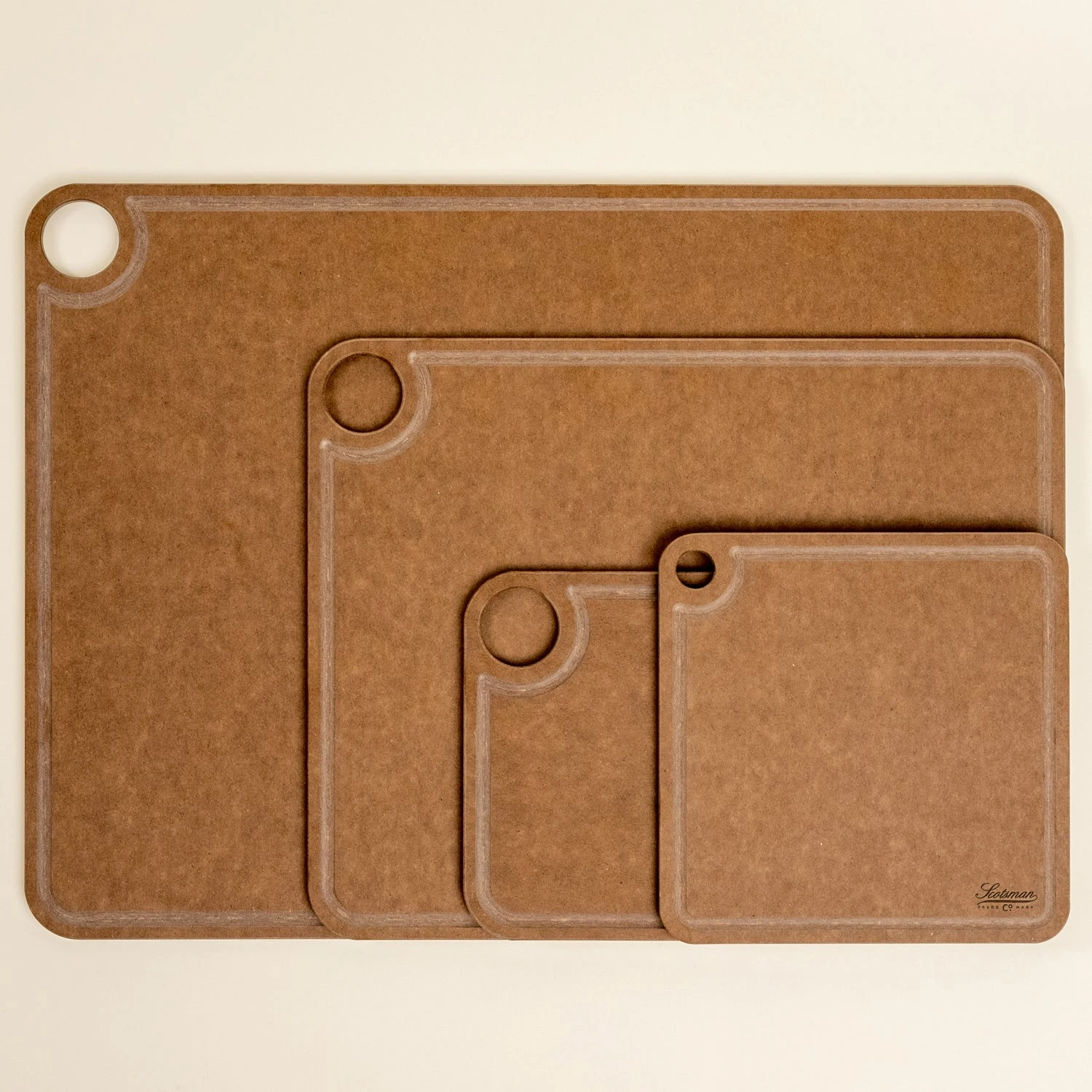 Scotsman Nutmeg Brown Eco-Friendly Composite Cutting Board 3 Scotsman Nutmeg Brown Eco-Friendly Composite Cutting Board