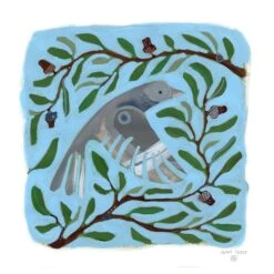 Adam Trest Songbird Symphony | Oak Mockingbird Print