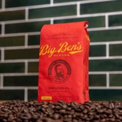 Big Ben's Blends Original Roast Whole Bean Coffee (12oz Bag) -Laurel Mercantile Store Original Blend Whole Bean 12 oz Bag 00004