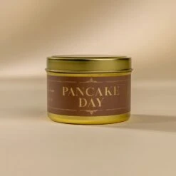 Maple Syrup & Fireplace Scented Candle - 5 oz Pancake Day Fragrance