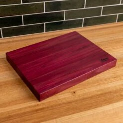 Scotsman Co. Purple Heart Butcher Block - 12" x 16" -Laurel Mercantile Store Puple Heart Butcher Block 00002