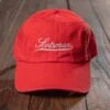 Scotsman Red Cotton Embroidered Low Profile Cap 2 Scotsman Red Cotton Embroidered Low Profile Cap -Laurel Mercantile Store Red Scotsman Cap 00002