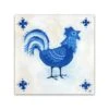 Adam Trest Azul | Rooster Tile Print -Laurel Mercantile Store Rooster8x8