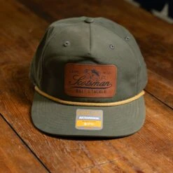 SCo. Bait & Tackle Leather Patch Corduroy Cap