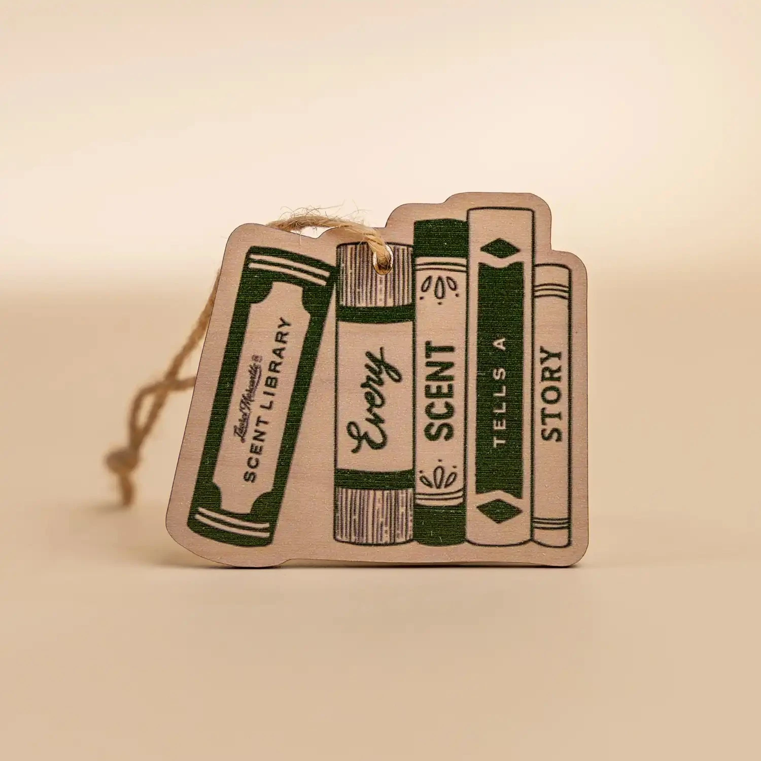 Laurel Mercantile Scent Library Wooden Christmas Ornament 5 Laurel Mercantile Scent Library Wooden Christmas Ornament - Image 3