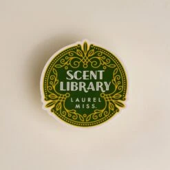 Scent Library Seal Die Cut Decal Sticker