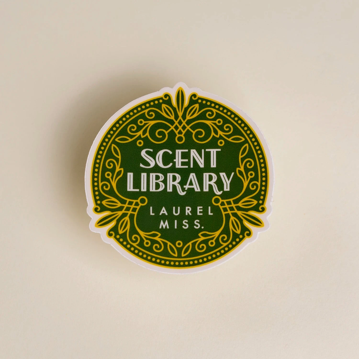 Scent Library Seal Die Cut Decal Sticker 3 Scent Library Seal Die Cut Decal Sticker