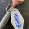 Scoops Ahoy Vintage Motel Key Fob - Retro 80s Mall Style -Laurel Mercantile Store Scoops Ahoy Motel Key Fob