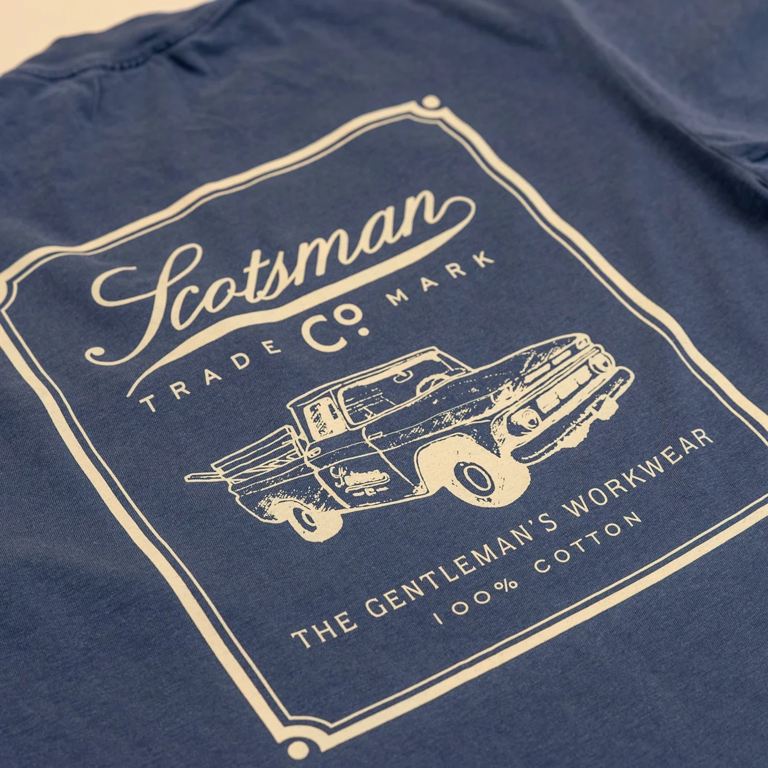Scotsman Co. Denim Truck T-Shirt - Gentleman's Workwear 3 Scotsman Co. Denim Truck T-Shirt - Gentleman's Workwear