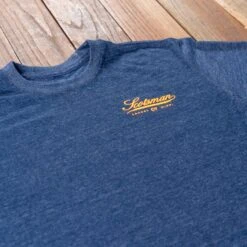 Scotsman Flag T-Shirt - American Made Vintage Fit Navy Tee -Laurel Mercantile Store Scotsman Flag Tshirt 00002