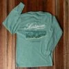 SCo. General Store & Woodshop Long Sleeve Pocket Tee - Light Green