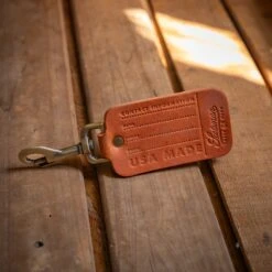 Scotsman Leather Luggage Tag