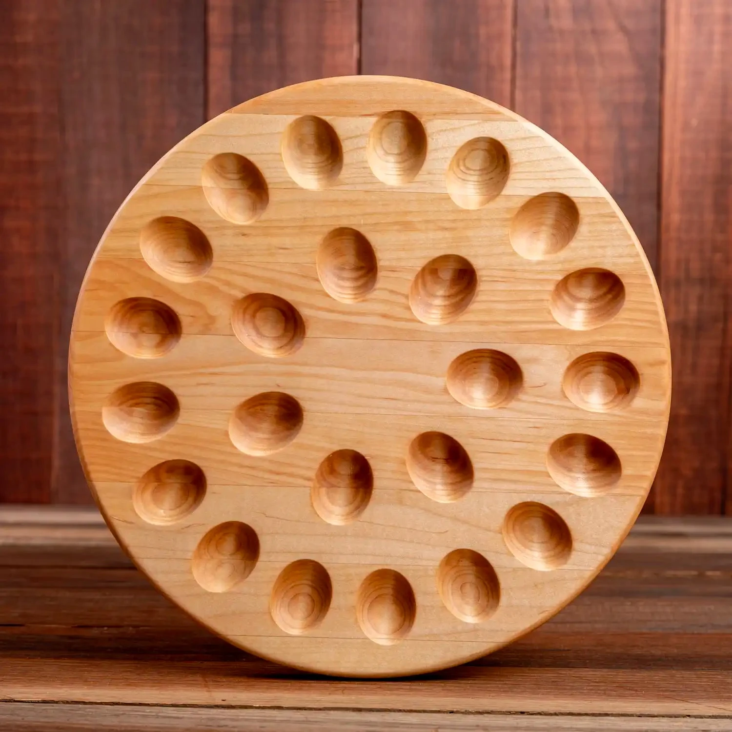 Maple Deviled Egg Tray | 24 Egg 3 Maple Deviled Egg Tray | 24 Egg