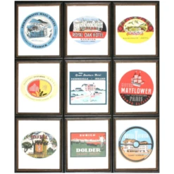 Vintage Travel Labels