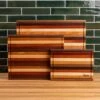 Scotsman Striped Solid Hardwood Butcher Block with Juice Groove -Laurel Mercantile Store Striped Butcher Block with Juive Groove 00001
