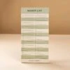 Premium Striped Market List Notepad for Organized Grocery Shopping -Laurel Mercantile Store Striped Market List Notepad 00003