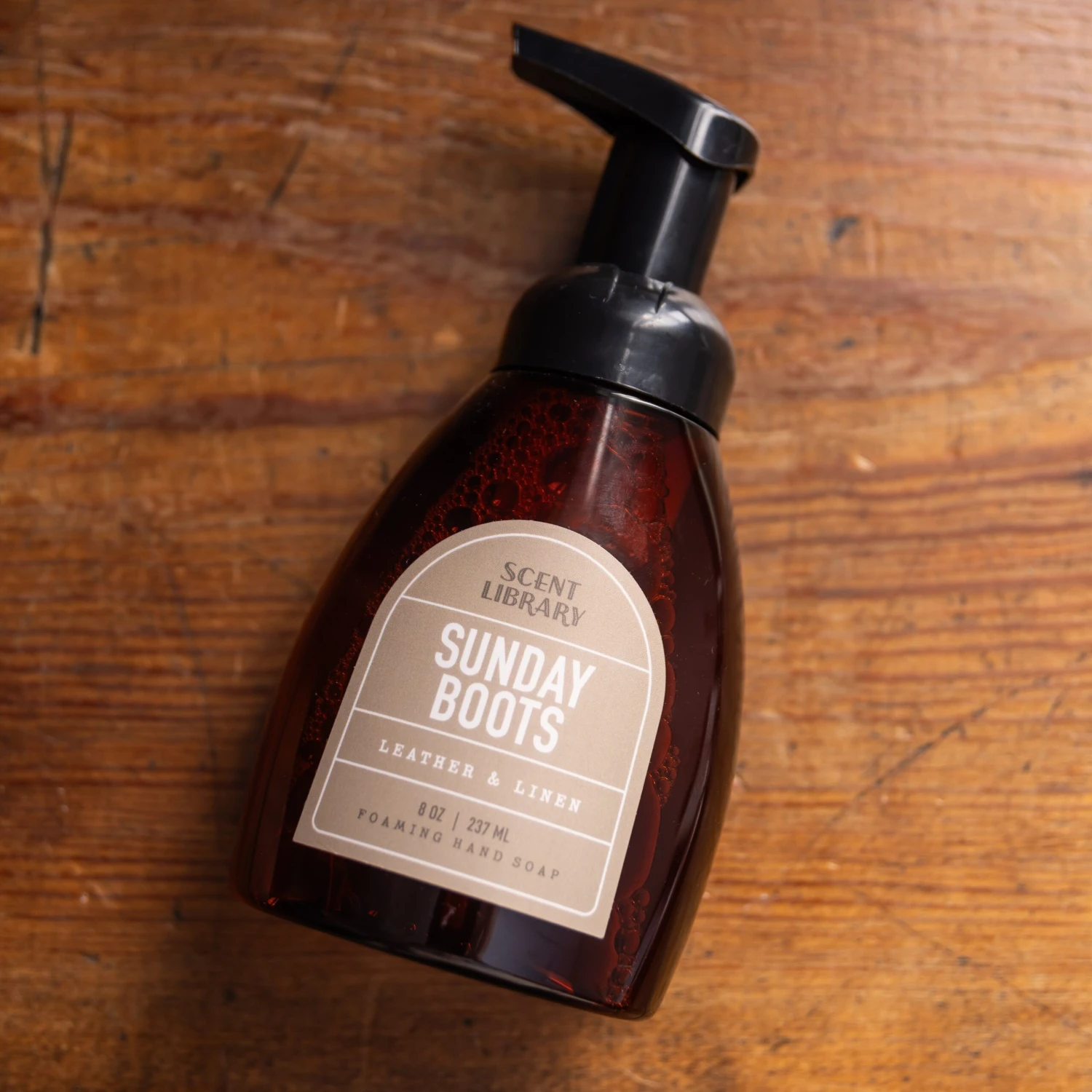 Sunday Boots Foaming Hand Soap - Leather & Linen (8 oz) 3 Sunday Boots Foaming Hand Soap - Leather & Linen (8 oz)