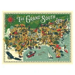 True South The Grand South 500-Piece Jigsaw Puzzle -Laurel Mercantile Store TGS 02