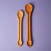 Solid Maple Handcrafted Wooden Tasting Spoons - Made in USA 2 Solid Maple Handcrafted Wooden Tasting Spoons - Made in USA -Laurel Mercantile Store TastingSpoonDuo