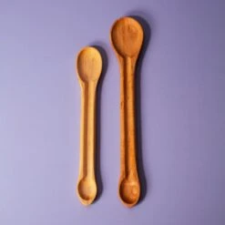 Solid Maple Handcrafted Wooden Tasting Spoons - Made in USA