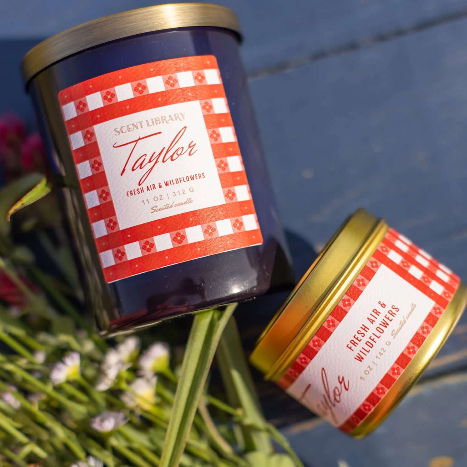 Taylor Candle - Fresh Air & Wildflowers 11 oz Artisanal Scent 4 Taylor Candle - Fresh Air & Wildflowers 11 oz Artisanal Scent - Image 2