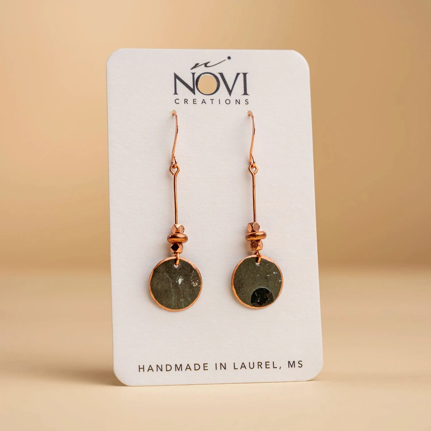Novi Jewelry The Bonnet Earrings: Handcrafted Upcycled Copper 3 Novi Jewelry The Bonnet Earrings: Handcrafted Upcycled Copper