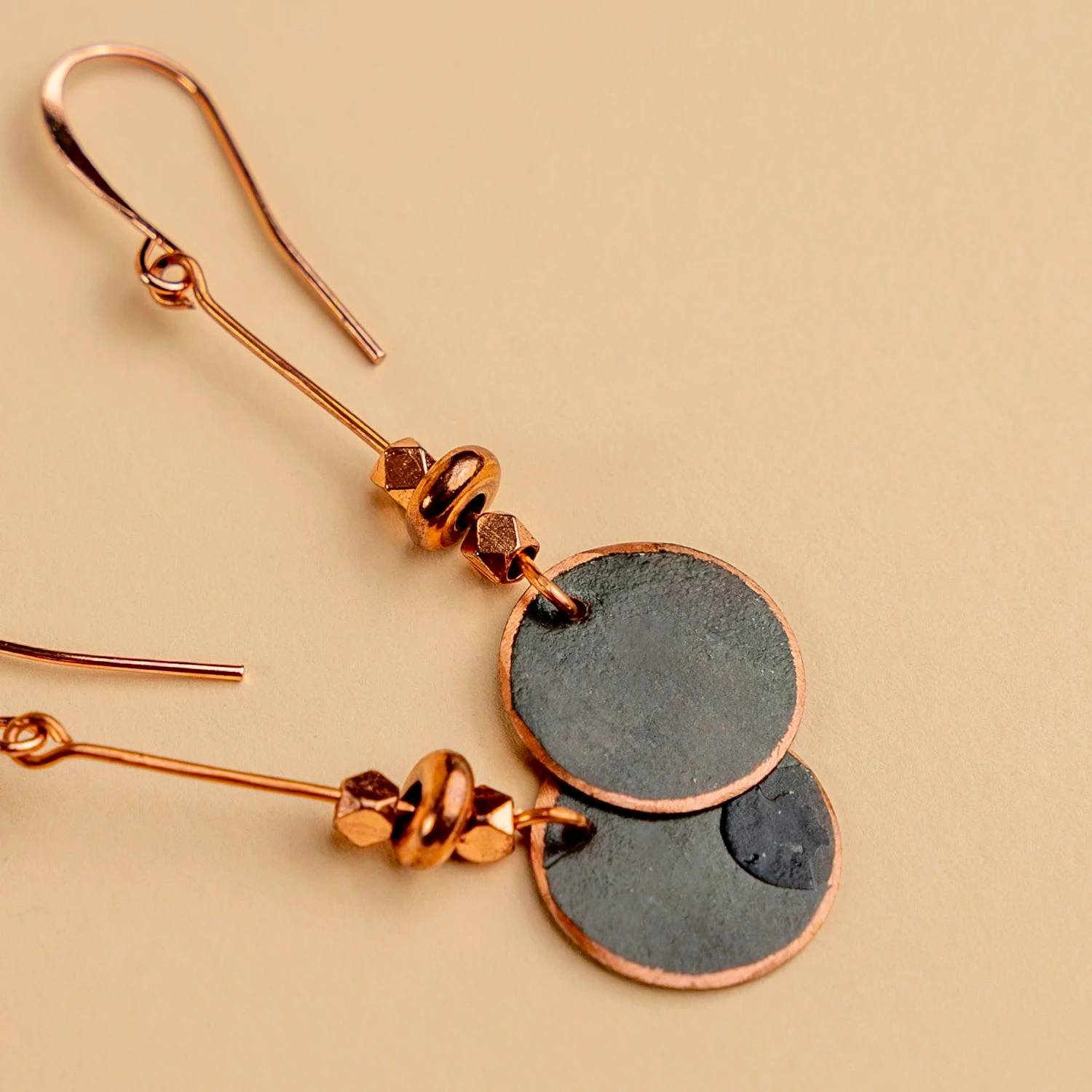 Novi Jewelry The Bonnet Earrings: Handcrafted Upcycled Copper 5 Novi Jewelry The Bonnet Earrings: Handcrafted Upcycled Copper - Image 3