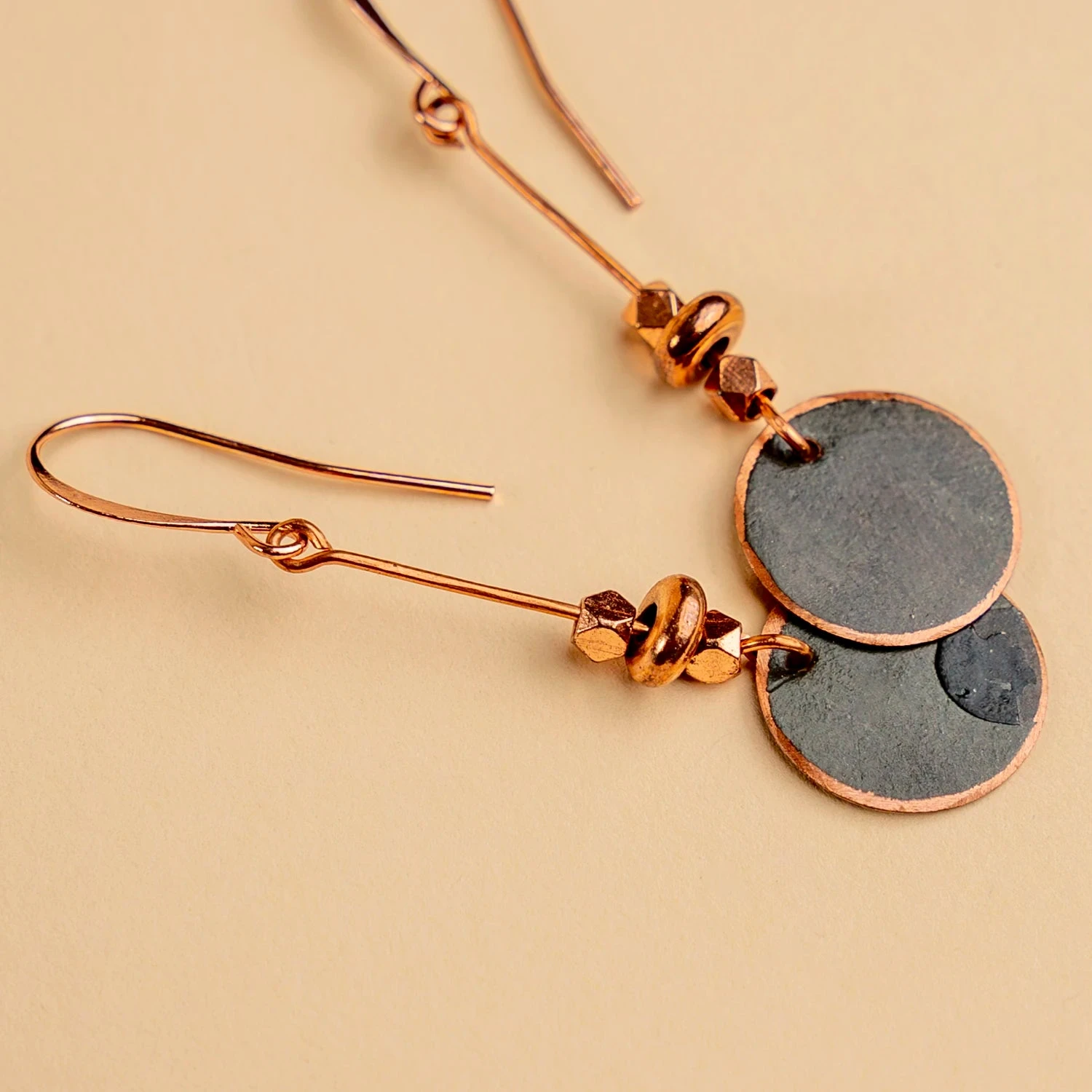 Novi Jewelry The Bonnet Earrings: Handcrafted Upcycled Copper 6 Novi Jewelry The Bonnet Earrings: Handcrafted Upcycled Copper - Image 4