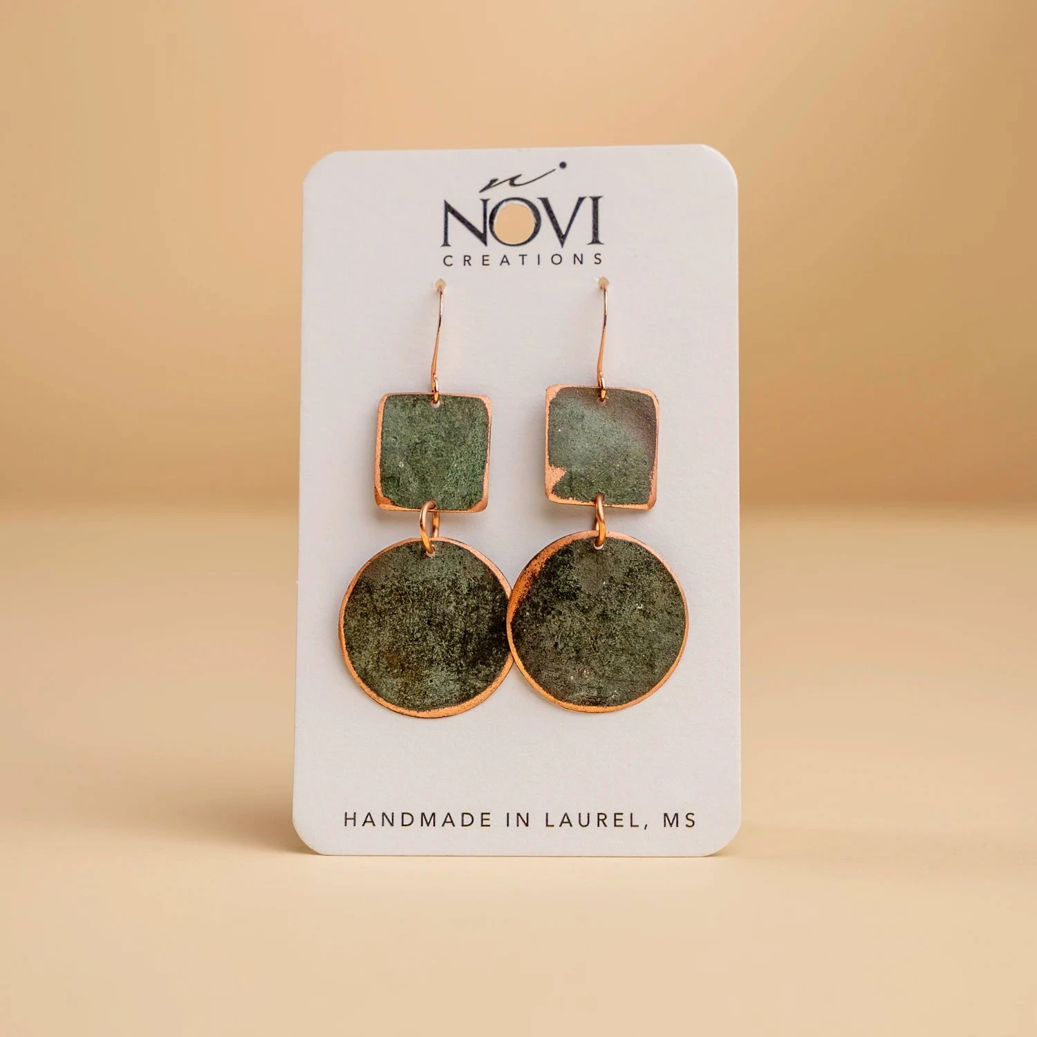 Novi Jewelry The Dormer Earrings - Handcrafted Upcycled Copper Jewelry 3 Novi Jewelry The Dormer Earrings - Handcrafted Upcycled Copper Jewelry