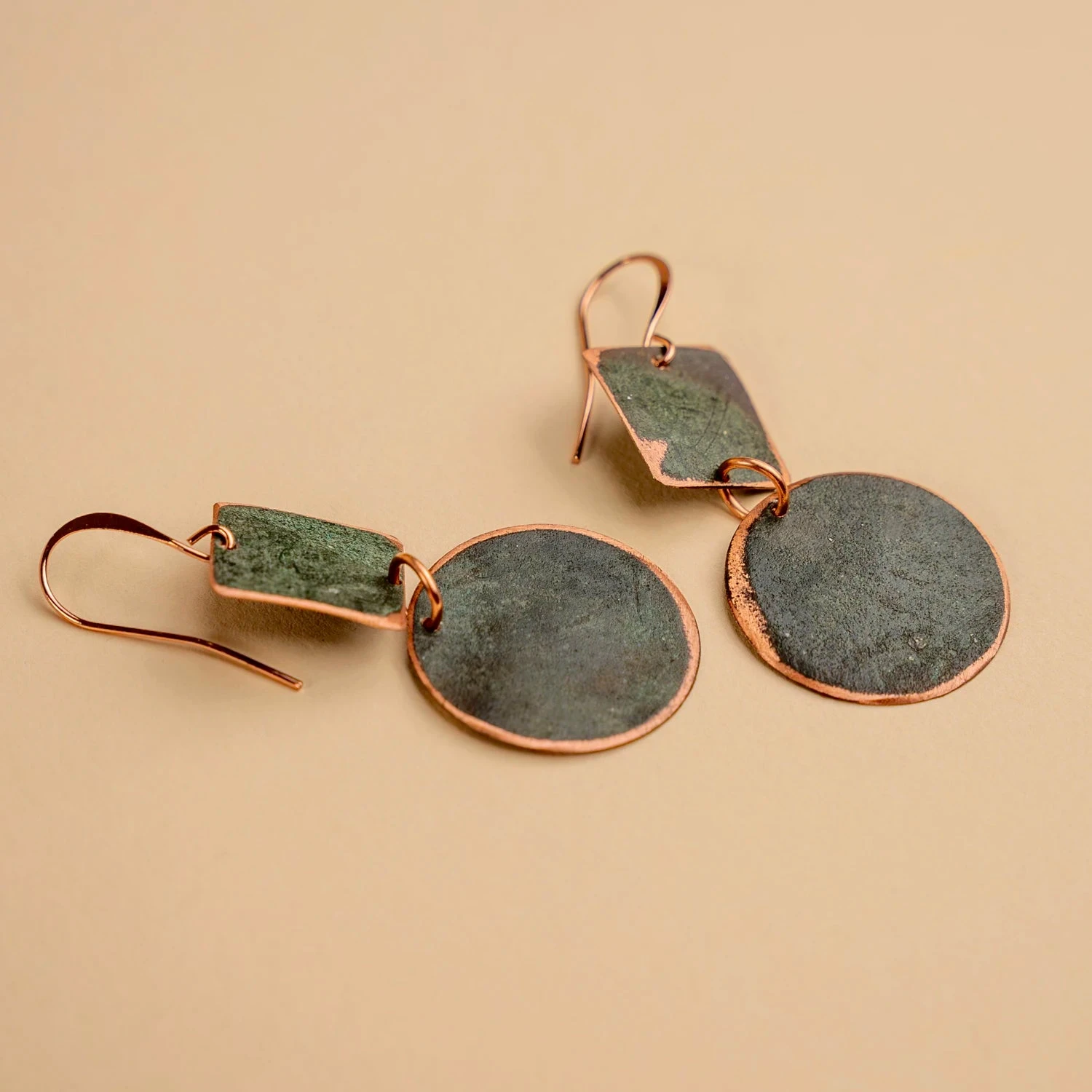 Novi Jewelry The Dormer Earrings - Handcrafted Upcycled Copper Jewelry 5 Novi Jewelry The Dormer Earrings - Handcrafted Upcycled Copper Jewelry - Image 3