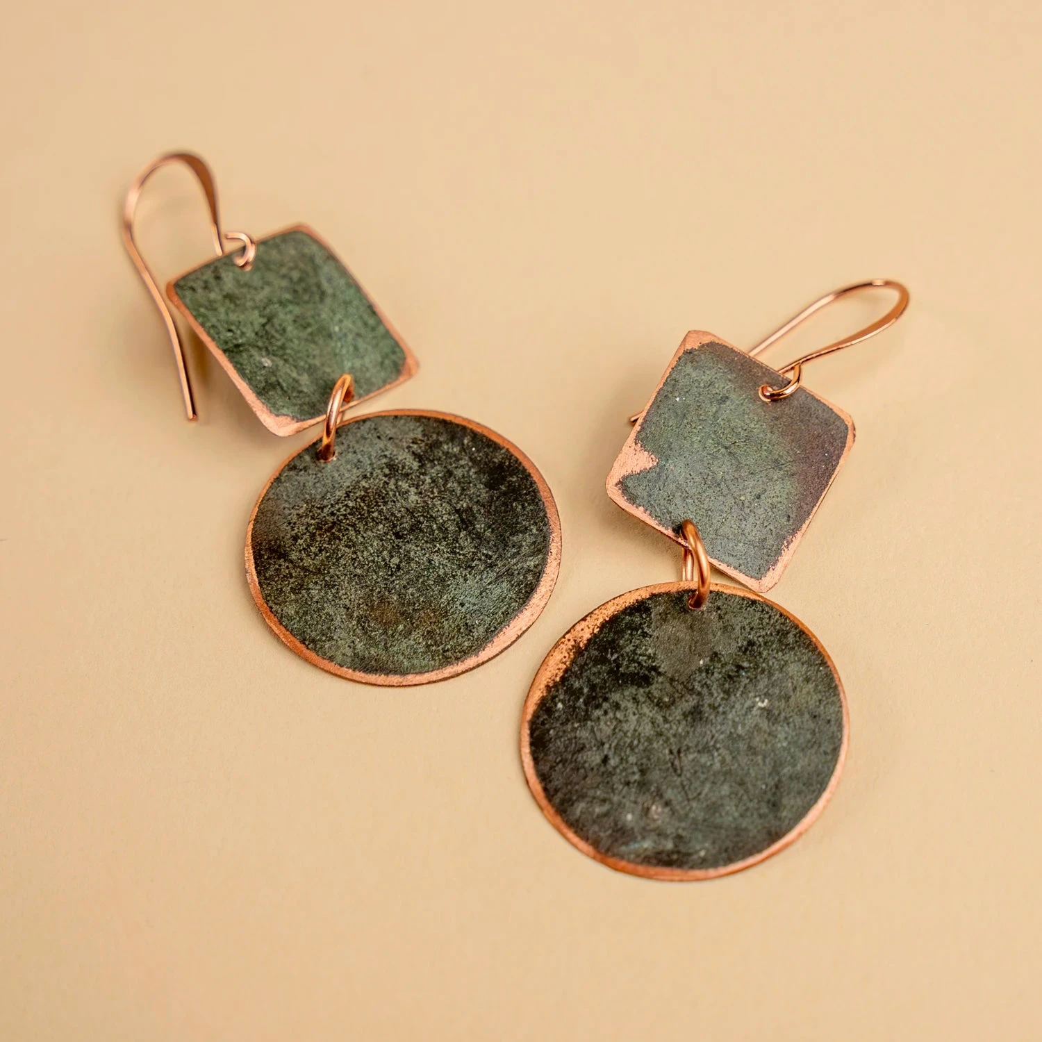 Novi Jewelry The Dormer Earrings - Handcrafted Upcycled Copper Jewelry 6 Novi Jewelry The Dormer Earrings - Handcrafted Upcycled Copper Jewelry - Image 4